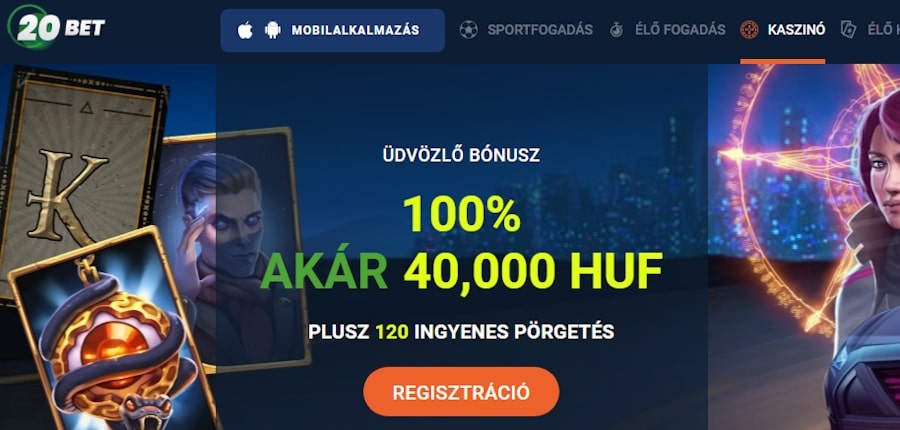 20bet kaszinó Magyarország